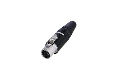 Rean RT4FC-B mini XLR kabeldeel female 4-polig