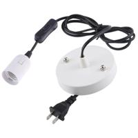 E27 Wire Cap lamp houder kroonluchter stopcontact met schakelaar & Base & 1.5 m verlengsnoer US plug - thumbnail