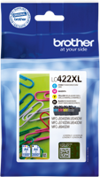 Brother inktcartridge, 1.500 - 3.000 pagina's, OEM LC-422XLVAL, 4 kleuren - thumbnail
