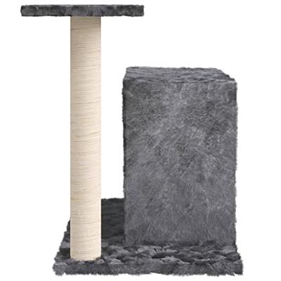 VidaXL Kattenmeubel met sisal krabpale 51 cm donkergrijs