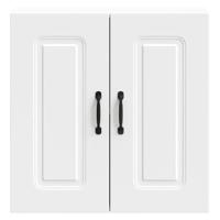 Keukenwandkast Kalmar bewerkt hout wit - thumbnail