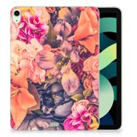 iPad Air (2020/2022) 10.9 inch Siliconen Hoesje Bosje Bloemen - thumbnail
