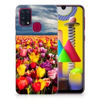 Samsung Galaxy M31 | TPU Case | Tulpen - thumbnail