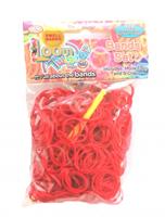 Loom Twister loombands met geur junior rood 300-delig - thumbnail