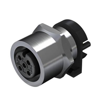 Weidmüller 2422940000 Sensor/actuator inbouwconnector M12 Aantal polen (sensoren): 4 Bus, inbouw verticaal 10 stuk(s)