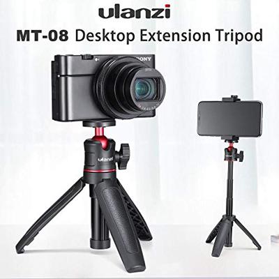 Ulanzi MT-08 vlog-statief, handgreep & selfie stick - Zwart - thumbnail