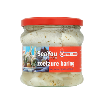 Ouwehand Sea You Fish Bites Zoetzure Haring 355 g bij Jumbo Ouwehand Sea You Fish Bites Zoetzure Haring 355 g bij Jumbo