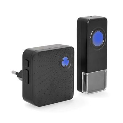 Nedis Draadloze Deurbelset | Netvoeding | 100 - 240 V AC 50/60 Hz | 1x 23A 12V | Volume: 110 dB | Signaalbereik: 150 m | IP55 | Instelbaar volume | 58