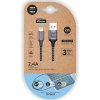 Kabel Lightning Tech One Tech TEC2022 Grijs - thumbnail