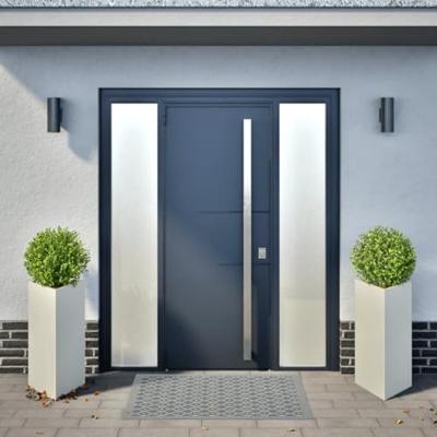 VidaXL Plantenbakken 2 st driehoek 40x34,5x70 cm staal wit VidaXL Plantenbakken 2 st driehoek 40x34,5x70 cm staal wit