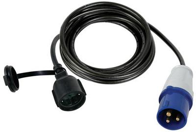 Verloopkabel van schukostekker naar cee-stekker 3 m randaarde Velleman - Velleman