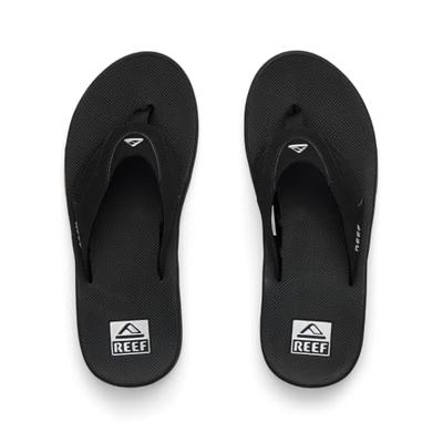 REEF Fanning Slipper Heren Black/Silver 12