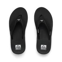REEF Fanning Slipper Heren Black/Silver 12 - thumbnail