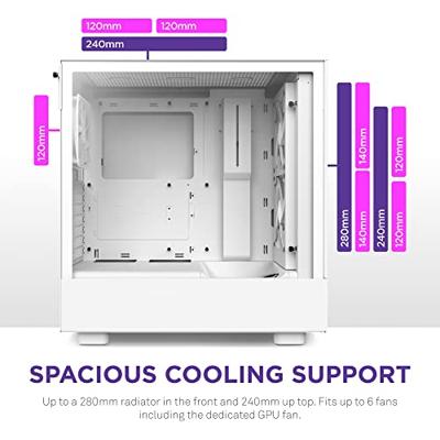 NZXT H5 Flow RGB White NZXT H5 Flow RGB White
