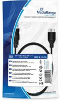 MediaRange USB 3.0 aansluitkabel MRCS153 Micro USB 3.0 stekker A+B - thumbnail
