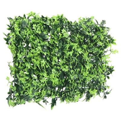VidaXL Hek met kunstbladeren 24 st 40x60 cm groen