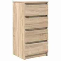 Dressoir 37,5x35x76cm bewerkt hout sonoma eikenkleurig - thumbnail