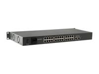 LevelOne FGP-2601 Unmanaged Fast Ethernet (10/100) Power over Ethernet (PoE) Zwart - [FGP-2601W150] - thumbnail