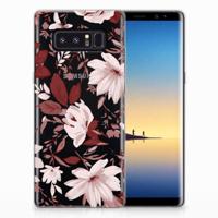 Smartphone hoesje Samsung Galaxy Note 8 Watercolor Flowers - thumbnail
