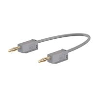 Stäubli LK205 Meetsnoer Banaanstekker 2 mm Banaanstekker 2 mm 0.60 m Grijs 1 stuk(s) - thumbnail