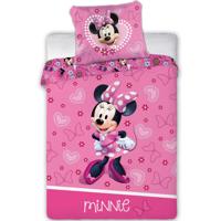 Disney Minnie Mouse Baby Dekbedovertrek Hearts - 100 X 135 Cm - Katoen - thumbnail