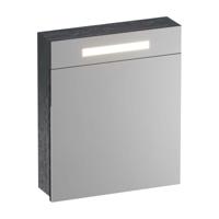 Brauer Promise Spiegelkast - 60 cm - met Directe Verlichting - 1 Linksdraaiende Enkelzijdige Spiegeldeur - Damascus - thumbnail