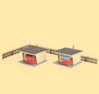 Auhagen 12339 H0 2 bungalows - thumbnail