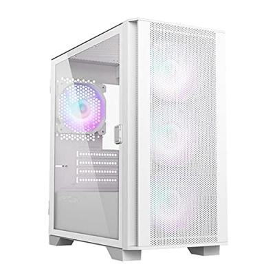 Montech air 100 argb mini tower behuizing (wit | 3x usb-a | tempered glass)