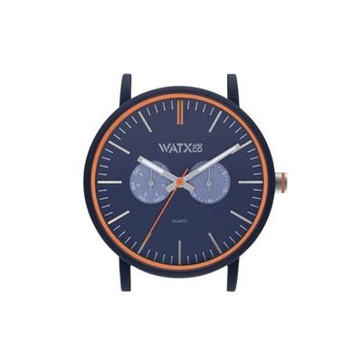 Horloge Uniseks Watx & Colors WXCA2715 Blauw (Ø 44 mm)