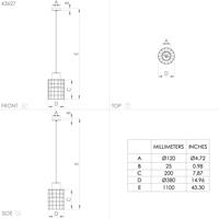 Eglo DraadlampMilligan Ø 38cm - 43627 - thumbnail