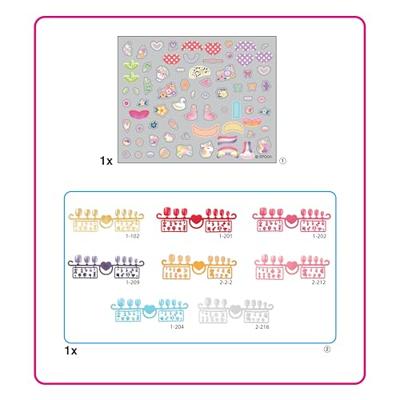 Aquabeads sprankelende nagelset navulling