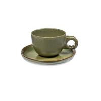 SERAX - Surface - Kop&schotel 0,13l Camogreen - thumbnail
