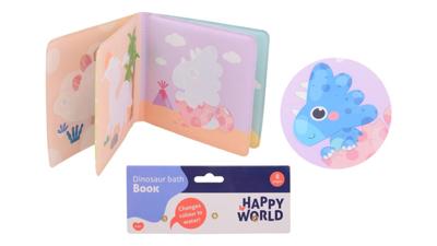 Johntoy Happy world verkleurend badboekje dino