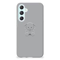Samsung Galaxy S23 FE Telefoonhoesje met Naam Grijs Baby Olifant - thumbnail