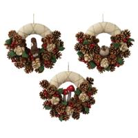 Stoffen Herfstkrans Assorti - thumbnail