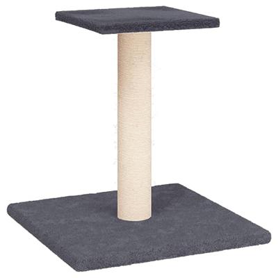 VidaXL Krabpaal met platform 38 cm donkergrijs VidaXL Krabpaal met platform 38 cm donkergrijs