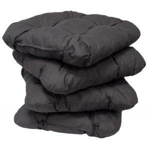 Tuinkussens - Polyester, Katoen - Antraciet 38 x 38 cm Tuinkussens - Polyester, Katoen - Antraciet 38 x 38 cm