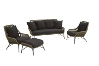 Ramblas loungeset met voetenbank en Dali tafel | 4 Seasons Outdoor - thumbnail