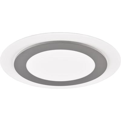 LED Plafondlamp 42W Mat Nikkel - Dimbaar & Kleur Aanpasbaar met Afstandsbediening