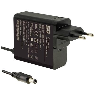 MEAN WELL NGE30E15-P1J Stekkernetvoeding, vaste spanning 15 V/DC 30 W