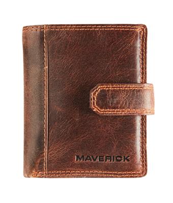 Kaarthouder Maverick The Original super compact RFID leer bruin
