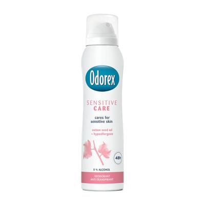 Odorex Body heat responsive spray sensitive care 150 Milliliter
