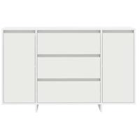 Dressoir met lade Wit 120 x 41 x 75 cm Bewerkt hout - thumbnail