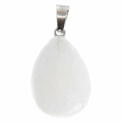 Druppelvormige Edelsteen Hanger Bergkristal (20 mm)