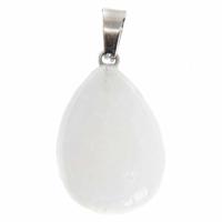 Druppelvormige Edelsteen Hanger Bergkristal (20 mm) - thumbnail