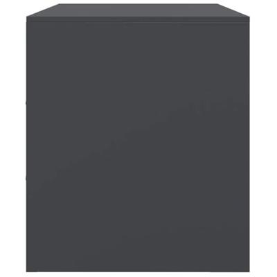 Tv-meubelen 2 st 67x39x44 cm staal antracietkleurig