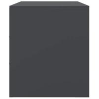 Tv-meubelen 2 st 67x39x44 cm staal antracietkleurig - thumbnail