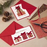 Creativ Company Kaarten en enveloppen, afmeting kaart 10,5x15 cm, afmeting envelop 11,5x16,5 cm, 120+240 gr, naturel, 50 set/ 1 doos - thumbnail