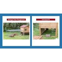 TRIXIE NATURA KNAAGDIERREN MET DAK GEGALVANISEERD METAAL 216X65X116 CM - thumbnail