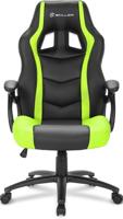 Sharkoon SKILLER SGS1 PC-gamestoel Gecapitonneerde zitting Zwart, Groen - thumbnail